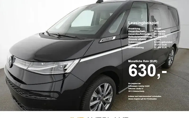 Gebraucht VW Multivan Style 150 PS (110 kW) 2025 Schwarz Van / Kleinbus