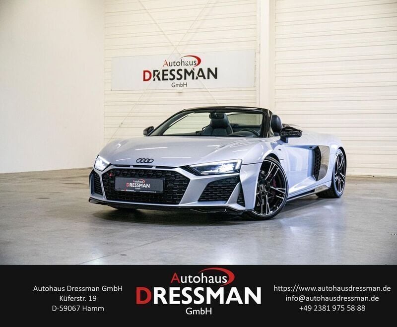 Florettsilber Gebraucht 2021 Audi R8 Spyder Sport Cabrio | 129.720 € (Fairer Preis) - Bild 1/4