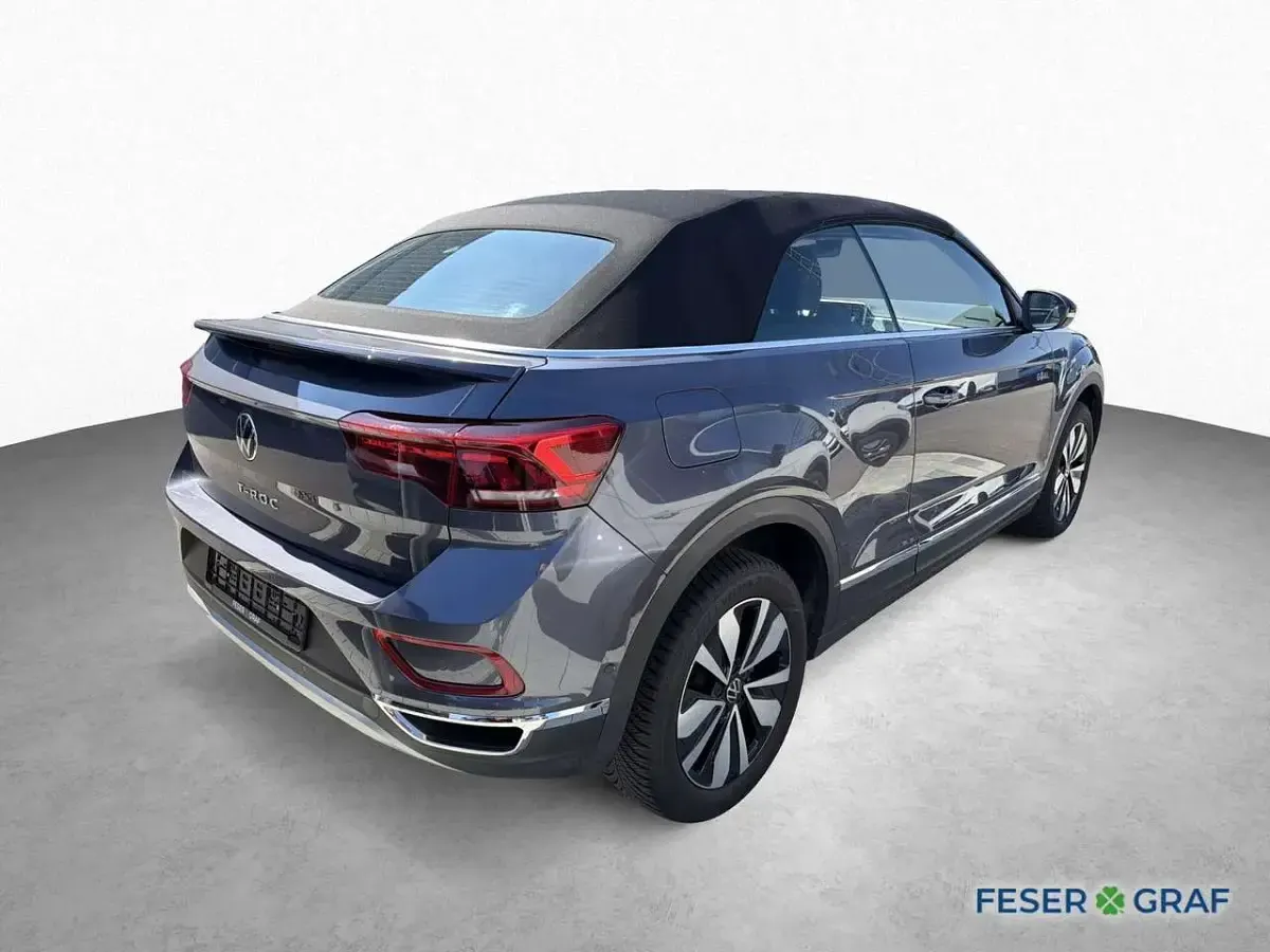 Gebraucht VW T-Roc Cabriolet Goal 116 PS (85 kW) 2025 Rauchgrau metallic schwarz Cabrio