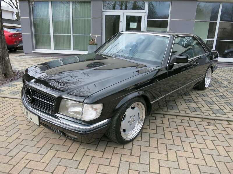 Schwarz Gebraucht 1988 Mercedes 560 AMG Coupé | 29.990 € - Bild 1/4