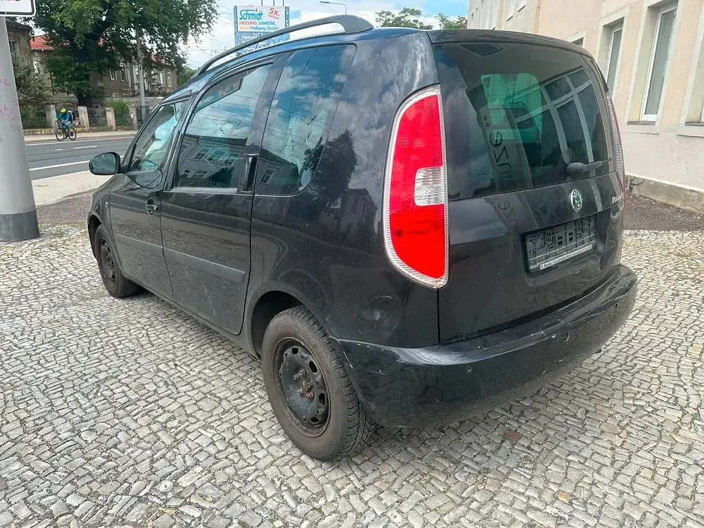 Gebraucht Skoda Roomster Plus Edition 86 PS (63 kW) 2009 Schwarz Van / Kleinbus