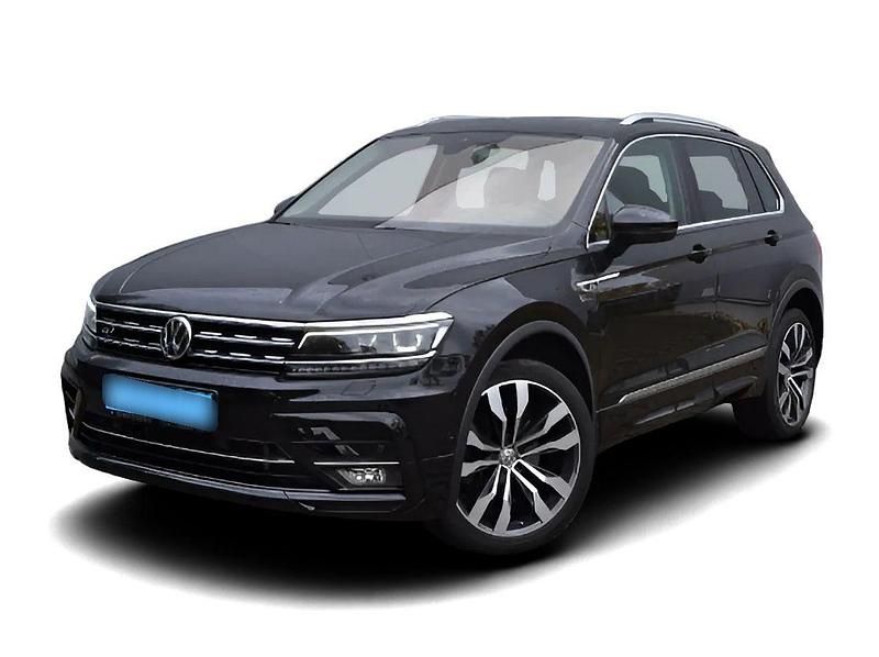 Schwarz Gebraucht 2019 VW Tiguan R-line SUV | 35.949 € (Teuer) - Bild 1/4