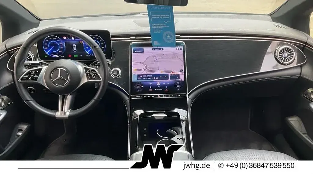 Gebraucht Mercedes EQE500 300 kW (408 PS) 2023 Schwarz Limousine