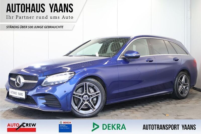 Blau Gebraucht 2021 Mercedes C300 AMG line Limousine | 23.989 € (Superpreis) - Bild 1/4