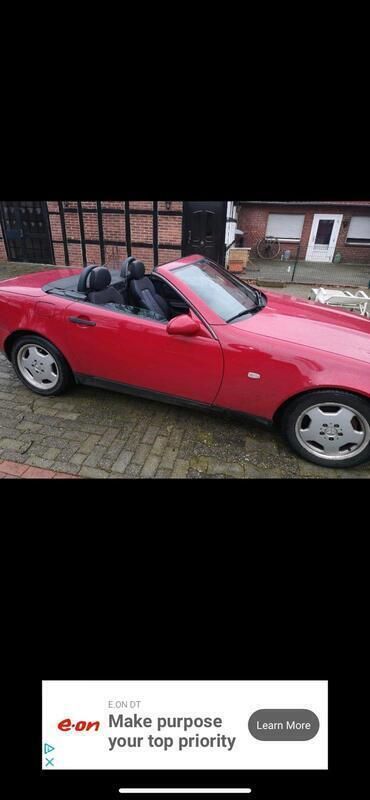 Rot Gebraucht 1997 Mercedes SLK200 Cabrio | 2.500 € (Fairer Preis) - Bild 1/4