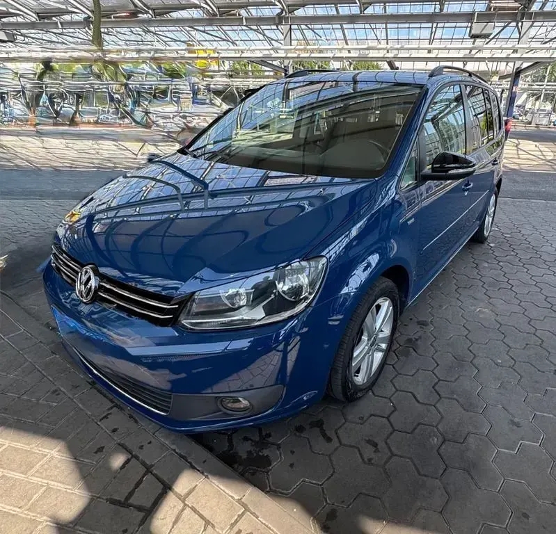 Gebraucht VW Touran Match 140 PS (102 kW) 2012 Blau Van / Kleinbus