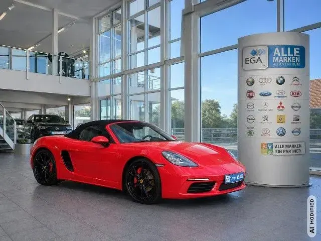 Gebraucht Porsche 718 349 PS (256 kW) 2018 Rot Cabrio
