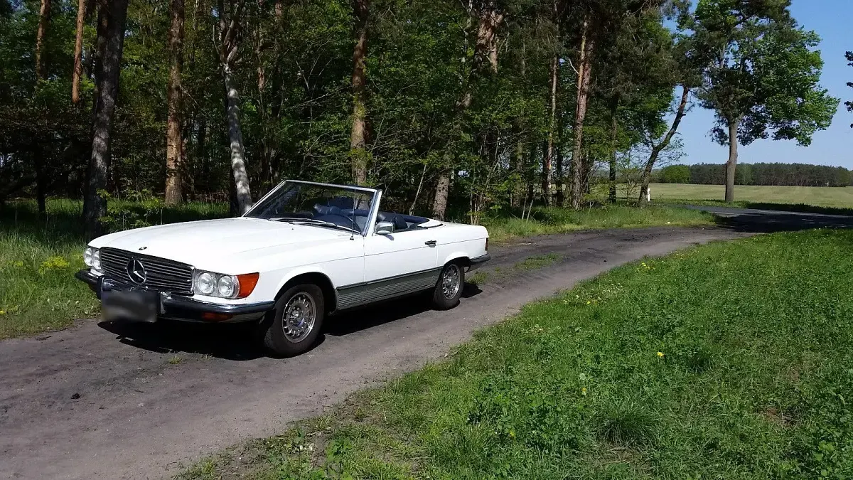 Gebraucht Mercedes SL450 224 PS (164 kW) 1972 Weiß Cabrio