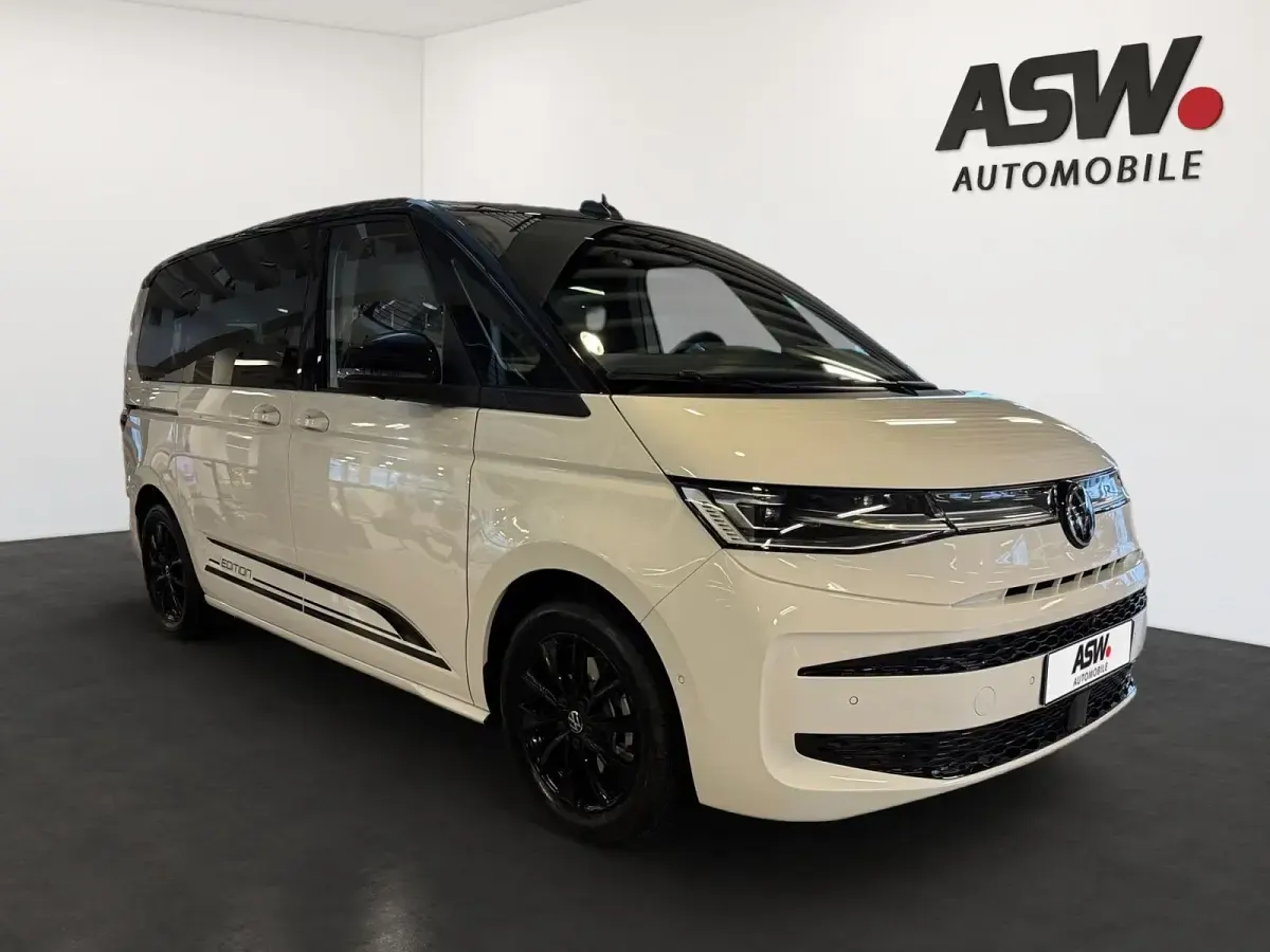 Neu VW Multivan Edition 150 PS (110 kW) 2025 Candyweiß deep black perleffe Van / Kleinbus