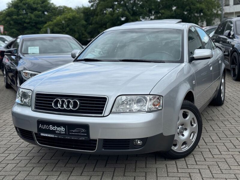 Lichtsilber metallic Gebraucht 2002 Audi A6 Sport Limousine | 8.950 € - Bild 1/4