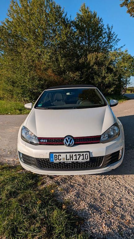 Gebraucht VW Golf Cabriolet GTI 211 PS (155 kW) 2014 Weiß Cabrio