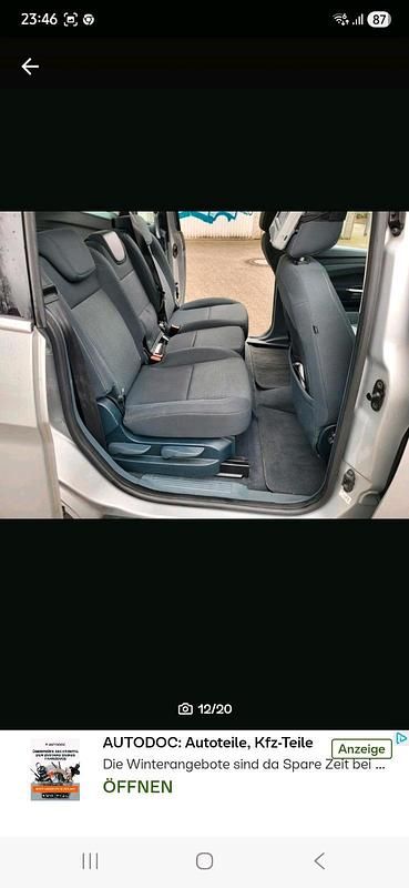 Gebraucht Ford C-MAX Titanium 116 PS (85 kW) 2014 Silber Van / Kleinbus