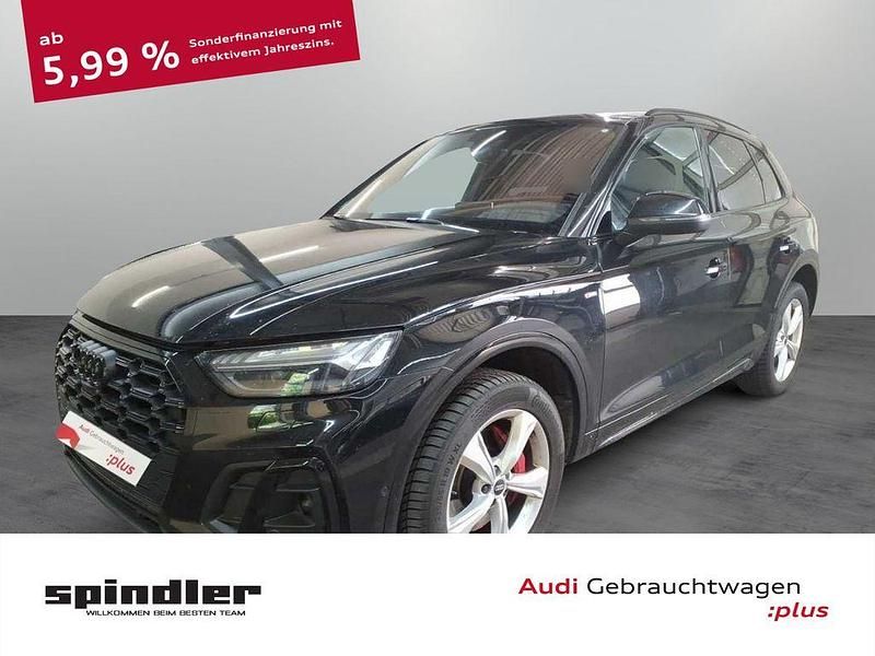 Mythosschwarz metallic Gebraucht 2022 Audi Q5 S-Line SUV | 30.980 € (Superpreis) - Bild 1/4