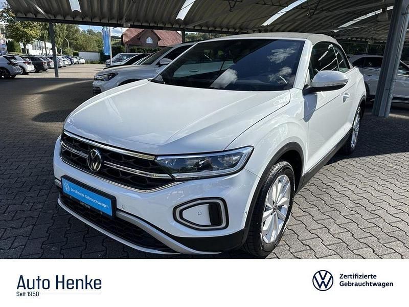 Weiß Gebraucht 2024 VW T-Roc Cabriolet Style Cabrio | 29.850 € (Fairer Preis) - Bild 1/4