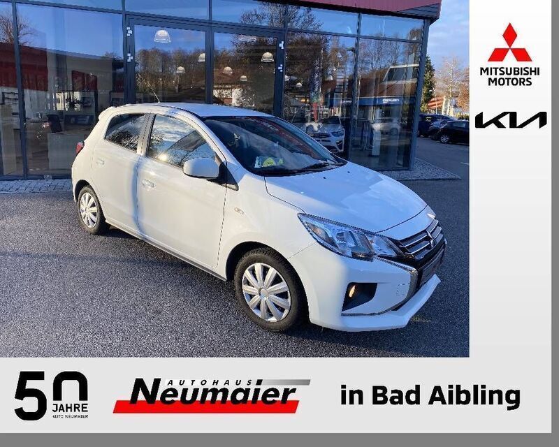 Weiß Gebraucht 2022 Mitsubishi Space Star Spirit+ Limousine | 10.500 € (Guter Preis) - Bild 1/4