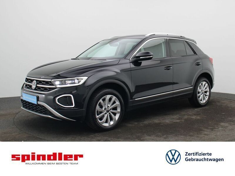 Schwarz Gebraucht 2024 VW T-Roc Cabriolet Style Cabrio | 30.280 € (Guter Preis) - Bild 1/3