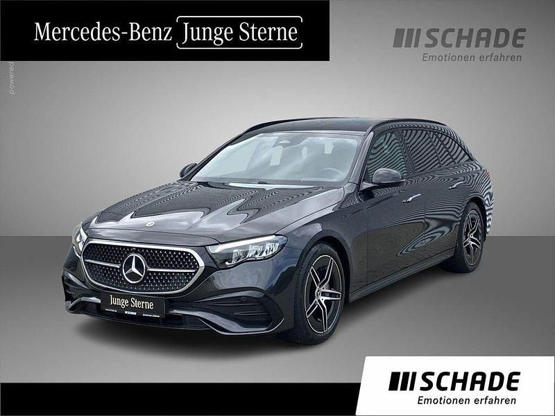 Grau Gebraucht 2024 Mercedes E300 AMG line Limousine | 48.850 € (Superpreis) - Bild 1/4