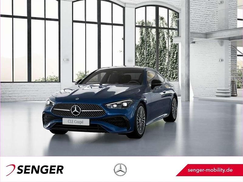 Blau Gebraucht 2025 Mercedes CLE200 AMG Coupé | 56.990 € - Bild 1/3