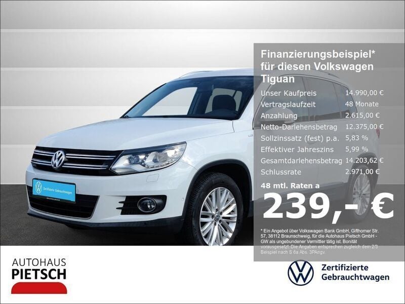 Gebraucht VW Tiguan Cup 160 PS (117 kW) 2015 Weiss SUV