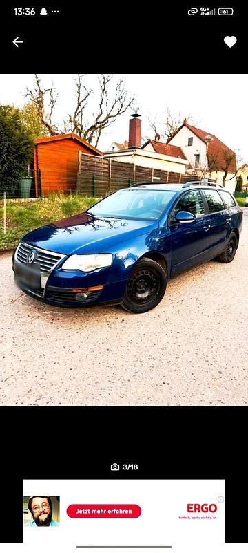 Usata VW Passat 122 CV (89 kW) 2008 Blu Station wagon