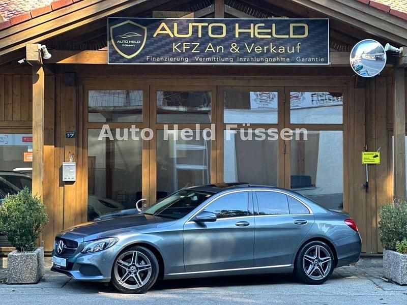 Grau Gebraucht 2018 Mercedes C200 Limousine | 16.590 € (Fairer Preis) - Bild 1/4