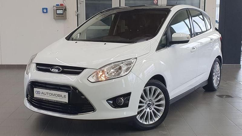 Weiß Gebraucht 2015 Ford C-MAX Titanium Van / Kleinbus | 10.990 € (Fairer Preis) - Bild 1/4