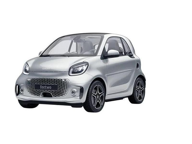 Bodypanels in cool silver (metal Gebraucht 2020 Smart ForTwo Electric Drive Pulse Kleinwagen | 8.890 € (Guter Preis) - Bild 1/4