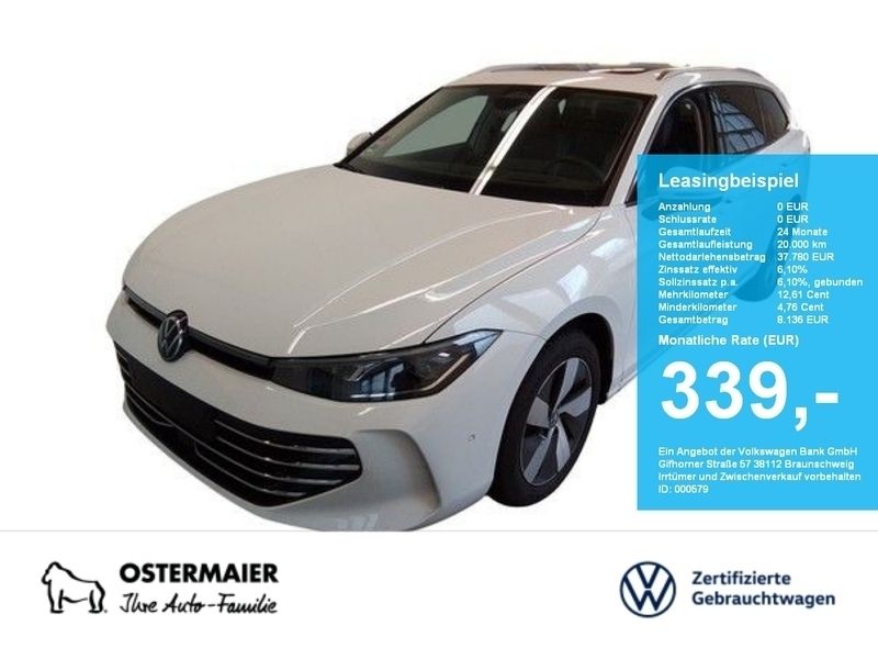 Gebraucht VW Passat Elegance 150 PS (110 kW) 2024 Weiß Kombi