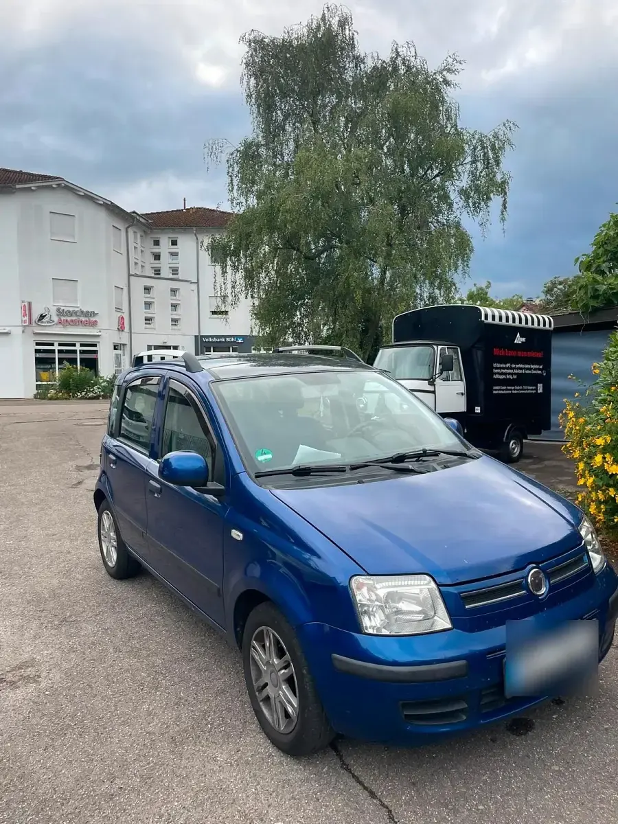 Gebraucht Fiat Panda 2010 Blau Kleinwagen