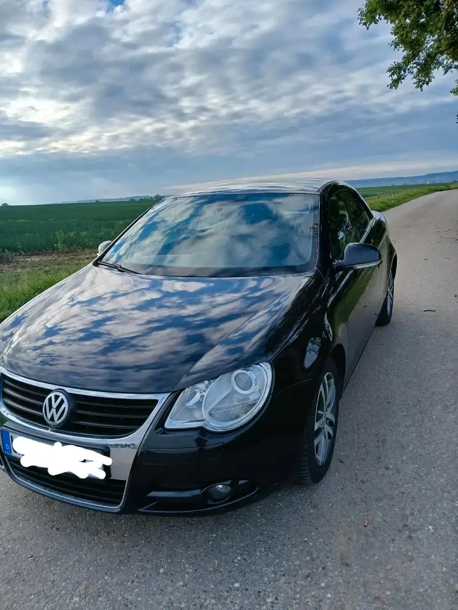 Brugt VW Eos 150 HK (110 kW) 2008 Sort Cabriolet