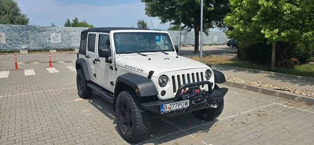 Gebraucht Jeep Wrangler Unlimited Rubicon 177 PS (130 kW) 2010 Weiß SUV