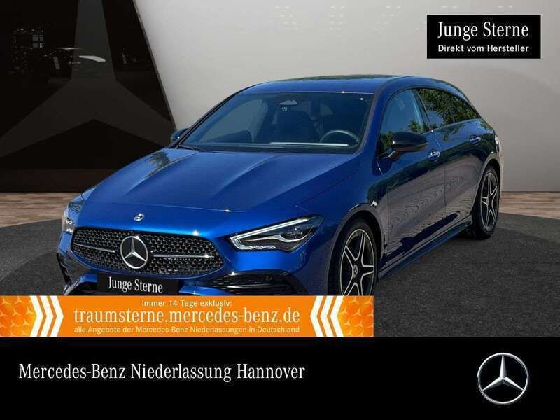 Spektralblau Gebraucht 2024 Mercedes CLA220 AMG Limousine | 34.490 € (Superpreis) - Bild 1/3