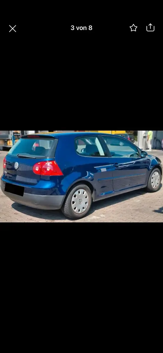Gebraucht VW Golf V 75 PS (55 kW) 2005 Blau Kleinwagen