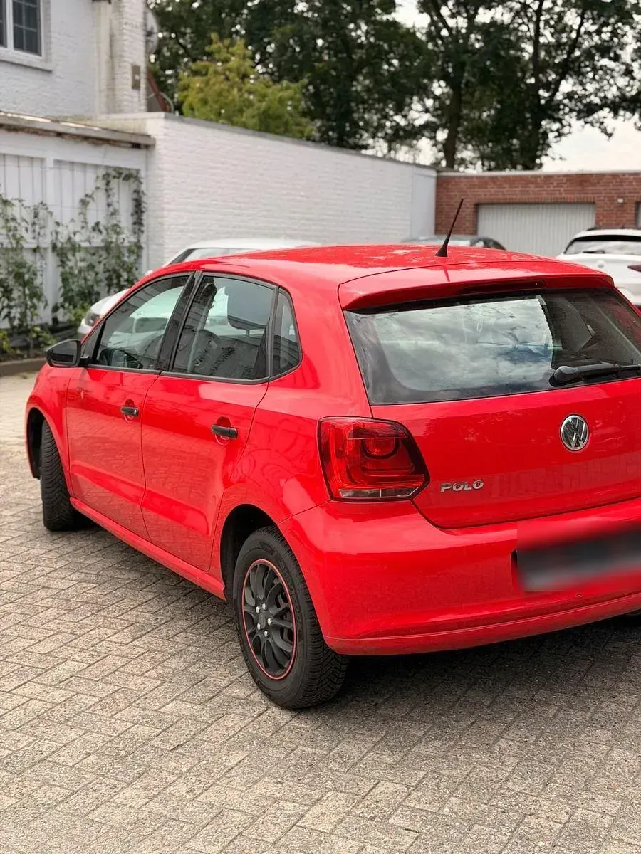 Gebraucht VW Polo Trendline 69 PS (50 kW) 2009 Rot Kleinwagen