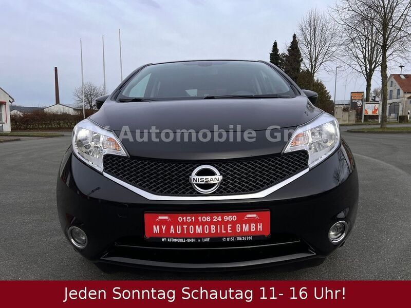 Schwarz Gebraucht 2016 Nissan Note Acenta Van / Kleinbus | 6.799 € (Fairer Preis) - Bild 1/4