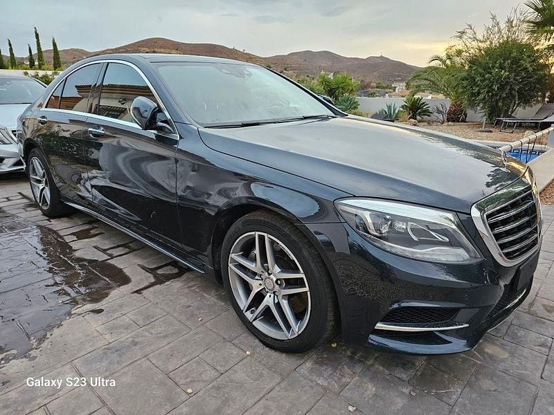 Blau Gebraucht 2015 Mercedes S350 Executive Limousine | 29.500 € - Bild 1/4