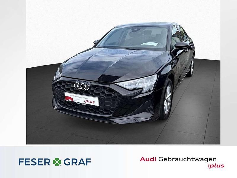 Brillantschwarz Gebraucht 2025 Audi A3 Ambiente Limousine | 28.980 € (Guter Preis) - Bild 1/4