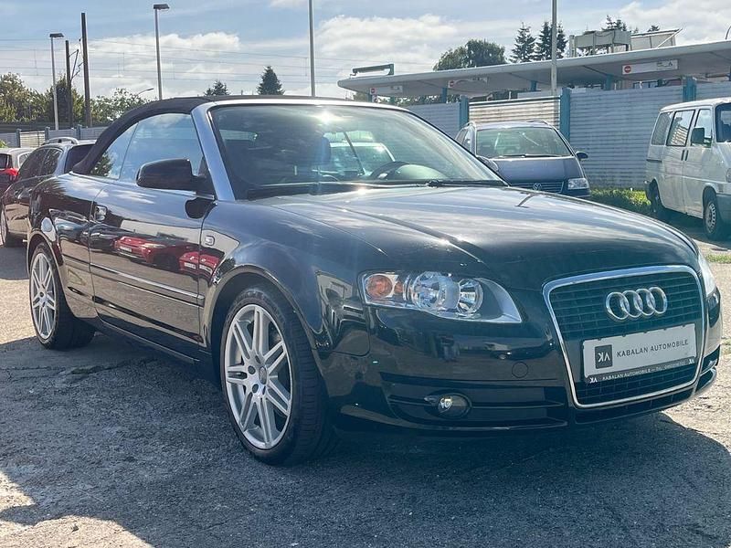 Schwarz Gebraucht 2008 Audi A4 Cabriolet Sport Cabrio | 7.990 € (Fairer Preis) - Bild 1/4