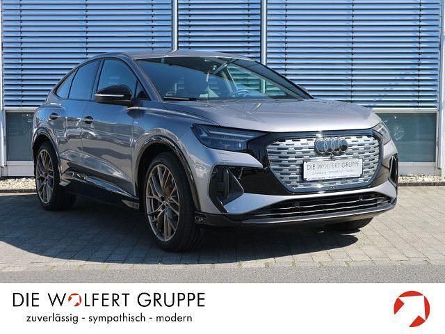 Taifungrau metallic Gebraucht 2022 Audi Q4 Sportback e-tron S-Line SUV | 41.380 € (Fairer Preis) - Bild 1/3