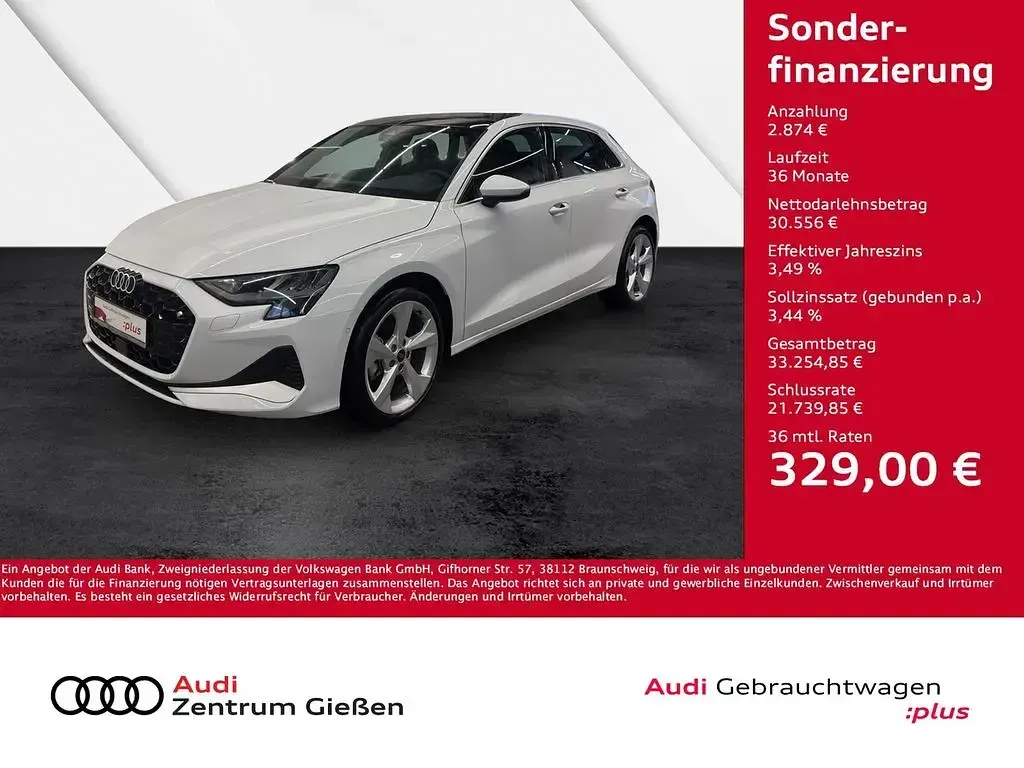 Second-hand Audi A3 Advanced 116 CP (85 kW) 2025 Alb Berlinǎ