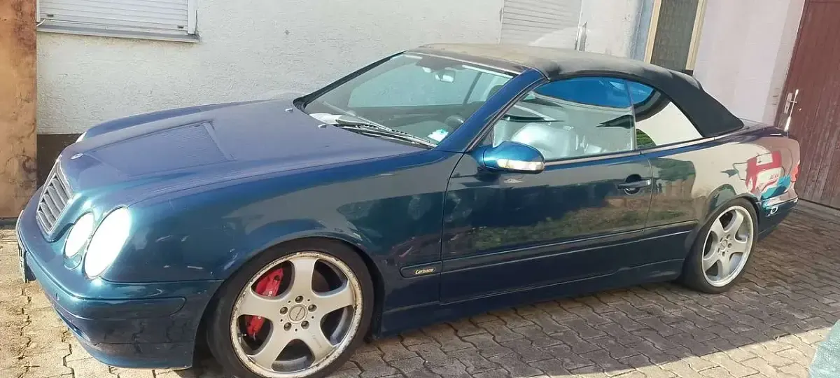 Gebraucht Mercedes CLK230 193 PS (141 kW) 1999 Grün Cabrio