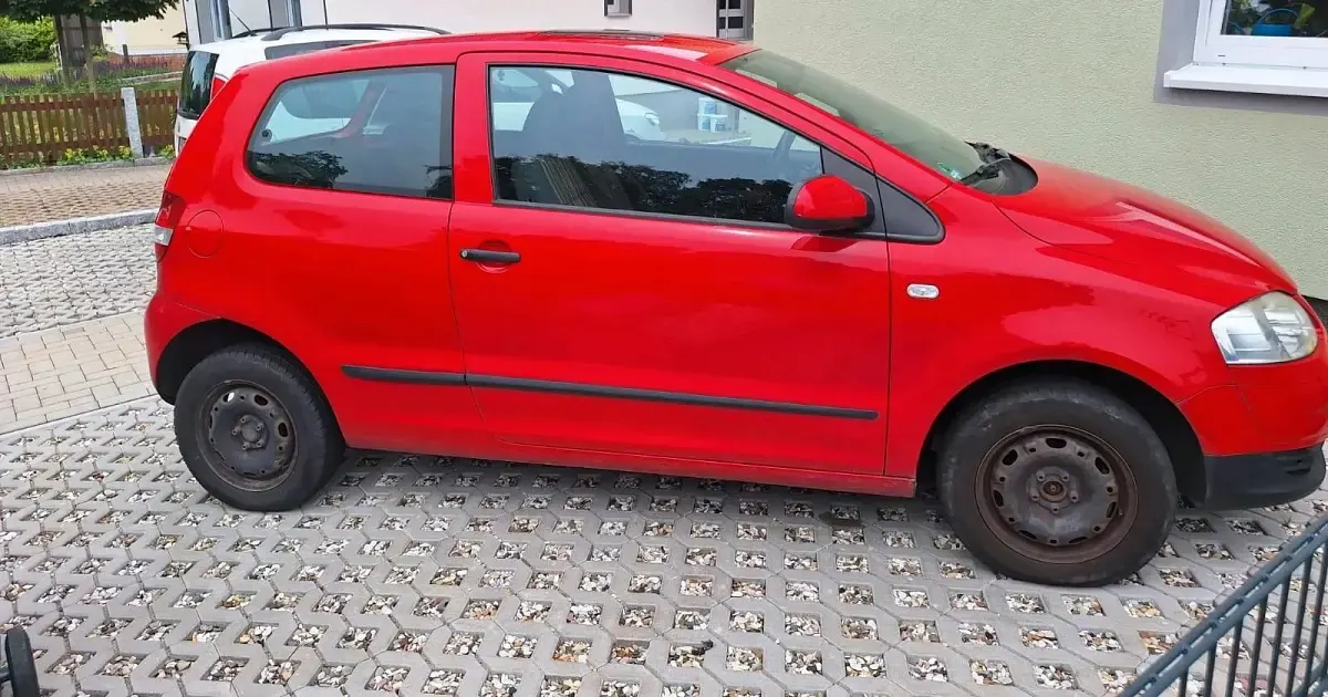 Gebraucht VW Fox 2005 Rot Kleinwagen