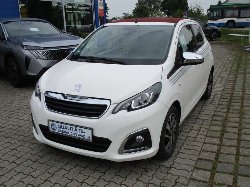 Weiss Gebraucht 2020 Peugeot 108 Top! Collection Kleinwagen | 10.590 € (Fairer Preis) - Bild 1/4