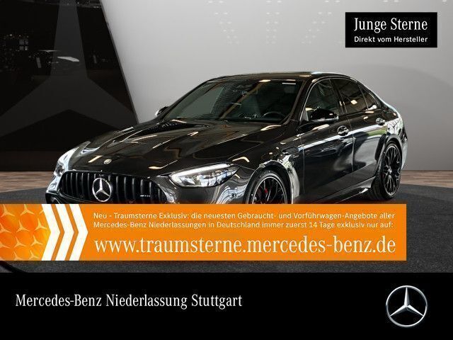 Grau Gebraucht 2024 Mercedes C63S AMG Night Limousine | 82.890 € (Guter Preis) - Bild 1/3