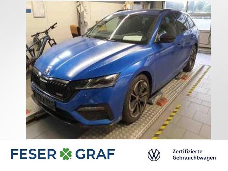 Raceblau metallic Gebraucht 2022 Skoda Octavia RS Kombi | 31.950 € (Fairer Preis) - Bild 1/2