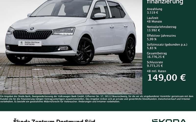 Weiß Gebraucht 2021 Skoda Fabia Best of Kleinwagen | 17.511 € (Fairer Preis) - Bild 1/4