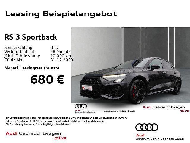 Schwarz Gebraucht 2024 Audi RS3 Sport Limousine | 55.990 € (Guter Preis) - Bild 1/4