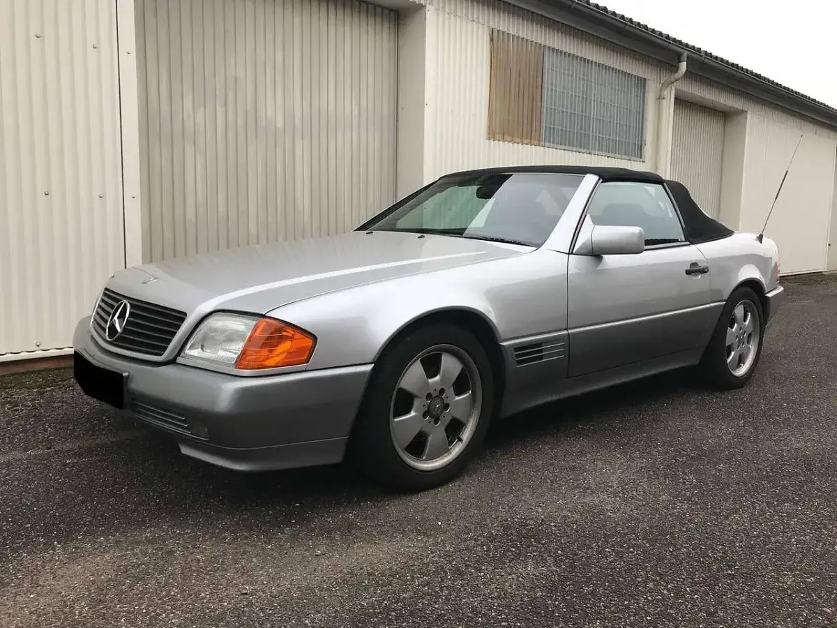 Gebraucht Mercedes SL500 326 PS (239 kW) 1991 Silber Cabrio