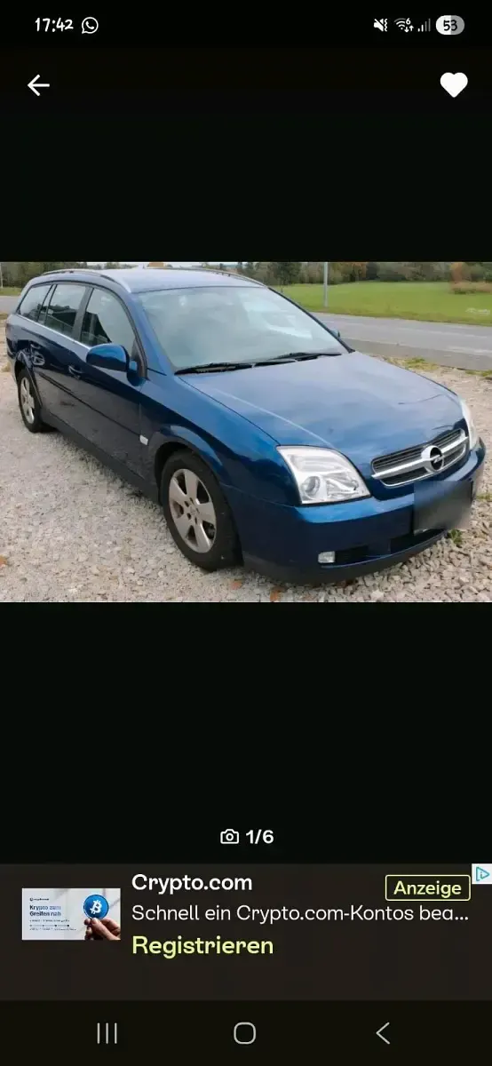 Gebraucht Opel Vectra 122 PS (89 kW) 2004 Blau Kombi