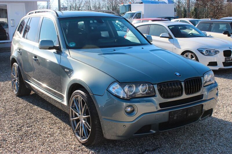 Grün Gebraucht 2009 BMW X3 Exclusive SUV | 8.550 € (Fairer Preis) - Bild 1/4